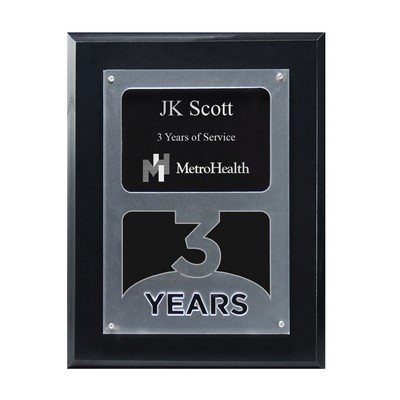 3 Year Anniversary Achievement Plaque
