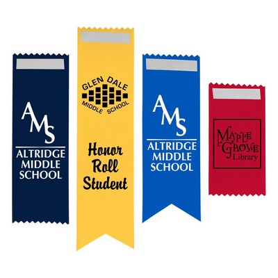Satin Ribbon Badge (2"x8")